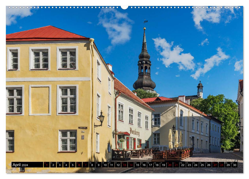 A weekend in Tallinn (CALVENDO Premium Wall Calendar 2024) 