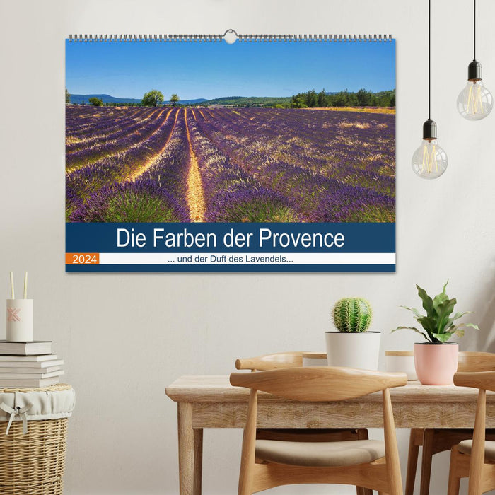 Die Farben der Provence... und der Duft des Lavendels... (CALVENDO Wandkalender 2024)