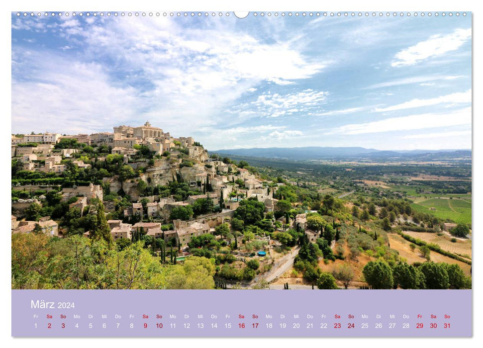 Les couleurs de la Provence... et le parfum de la lavande... (Calendrier mural CALVENDO 2024) 