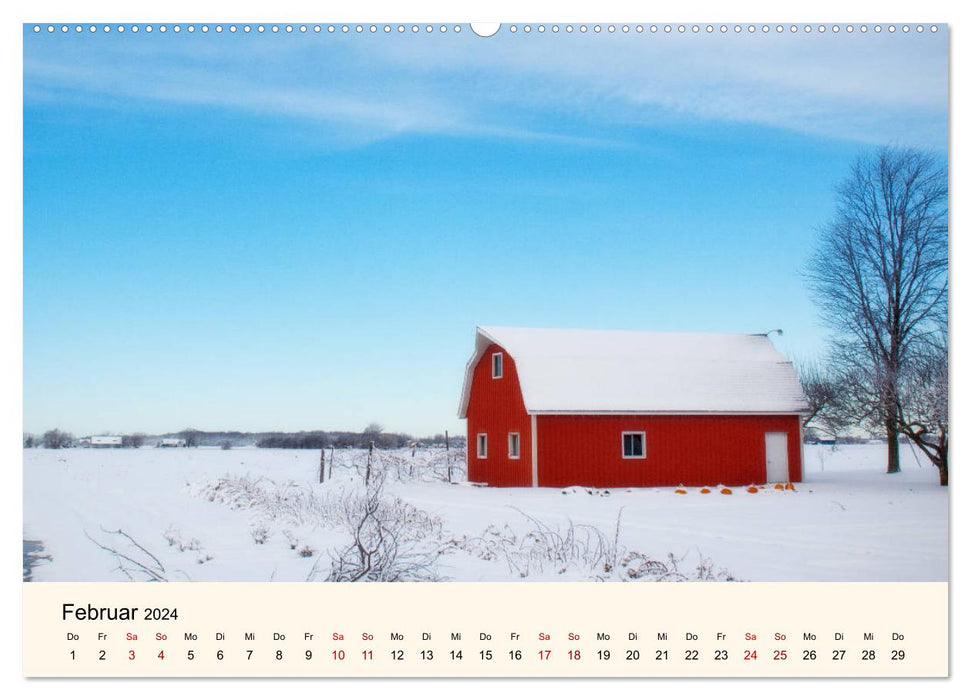 The seasons. Magic of change (CALVENDO wall calendar 2024) 