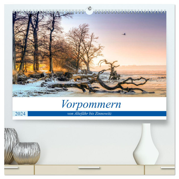 Western Pomerania - from Altefähr to Zinnowitz (CALVENDO Premium Wall Calendar 2024) 