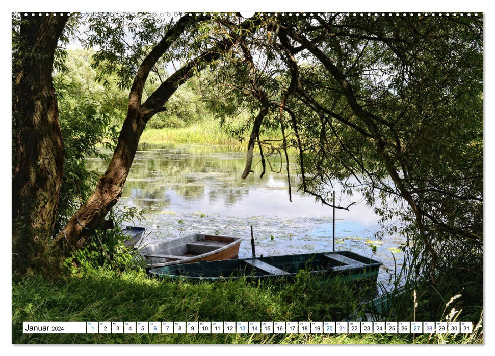 A summer in Havelland - walk along the Havel cycle path (CALVENDO Premium wall calendar 2024) 