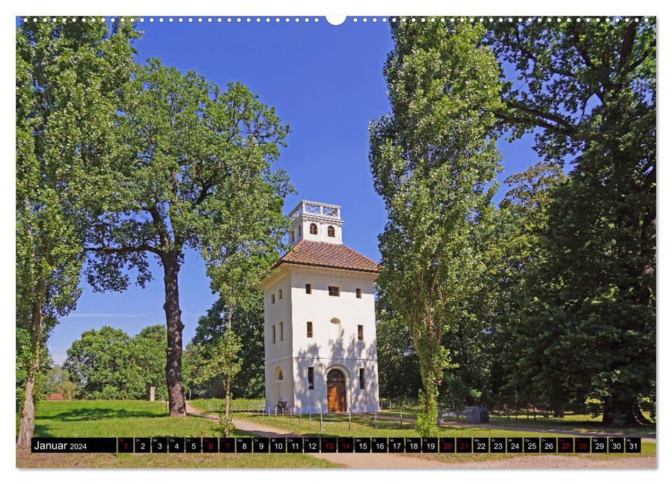 Dessau in Saxony-Anhalt (CALVENDO Premium Wall Calendar 2024) 