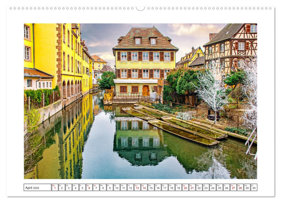 Das malerische Colmar im Elsass (CALVENDO Premium Wandkalender 2024)