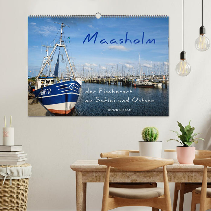 Maasholm - the fishing town on the Schlei and Baltic Sea (CALVENDO wall calendar 2024) 