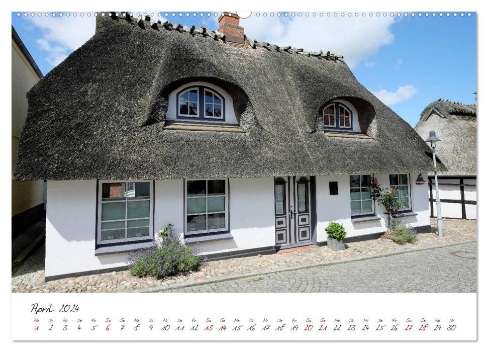 Maasholm - the fishing town on the Schlei and Baltic Sea (CALVENDO wall calendar 2024) 