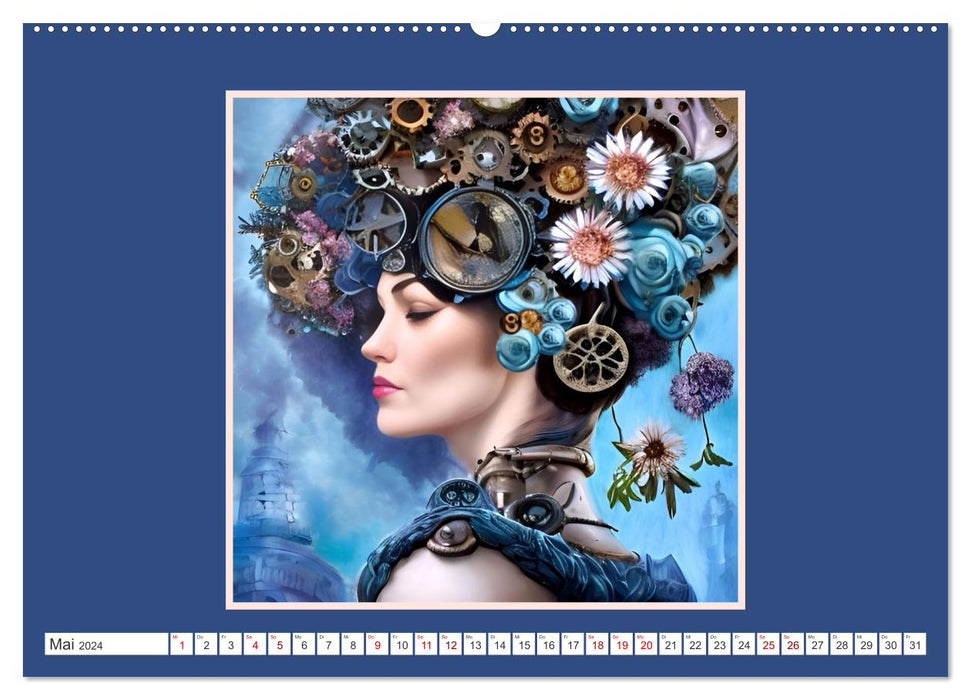 Kopfschmuck - extravagant und voller Fantasie (CALVENDO Premium Wandkalender 2024)