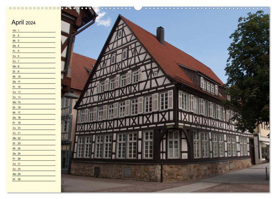 City stroll through Kirchheim unter Teck (CALVENDO wall calendar 2024) 