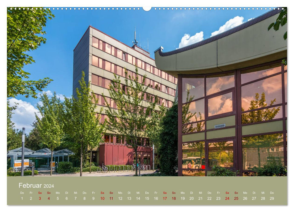 Bergkamen NRW Regional (CALVENDO Premium Wall Calendar 2024) 