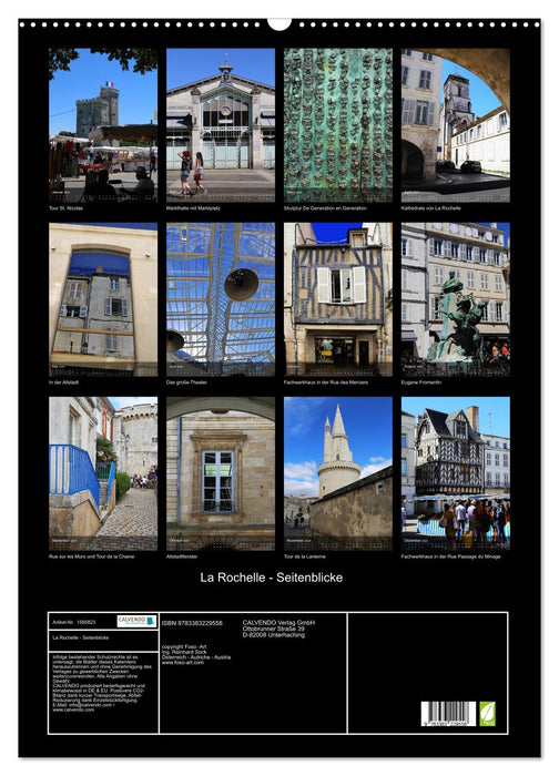 La Rochelle - Seitenblicke (CALVENDO Wandkalender 2024)