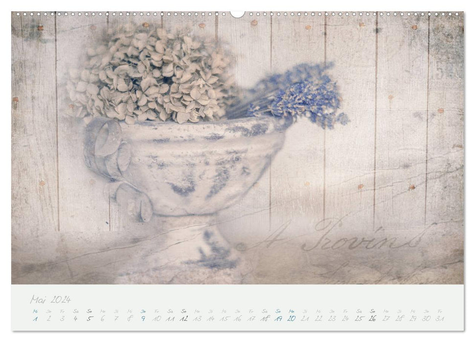 Shabby is chic (Calendrier mural CALVENDO 2024) 