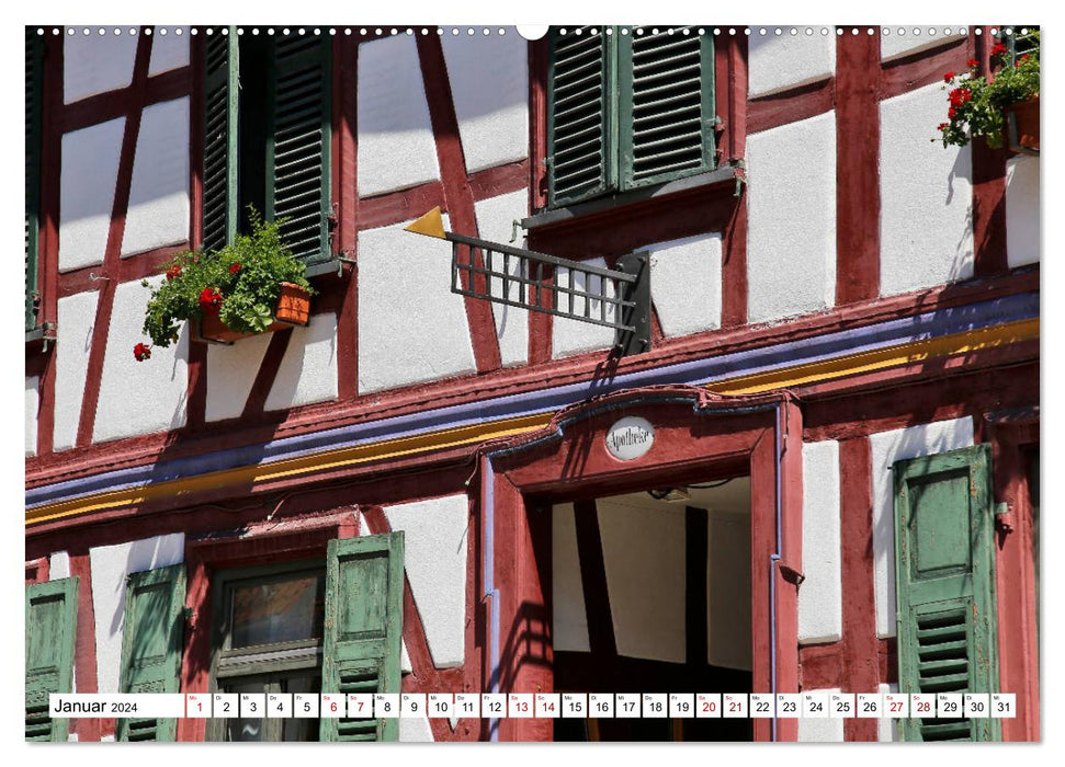 Idstein du chauffeur de taxi de Francfort Petrus Bodenstaff (calendrier mural CALVENDO 2024) 