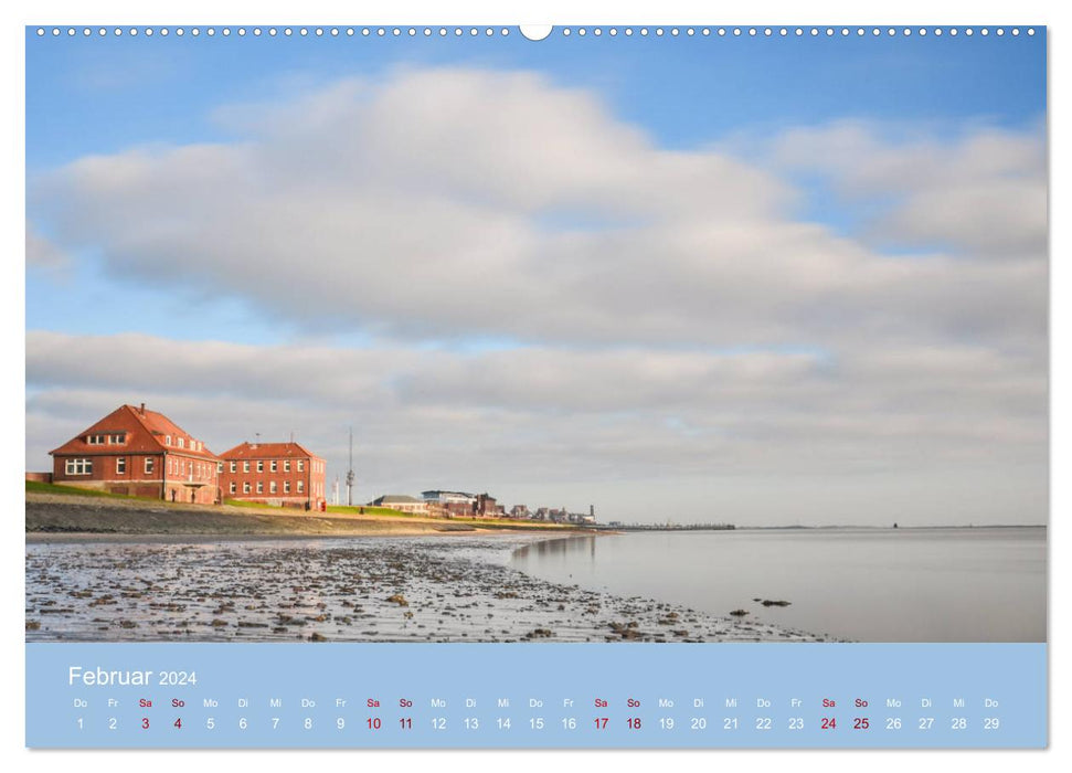 Wilhelmshaven - Sun, Coast and Sea (CALVENDO Premium Wall Calendar 2024) 