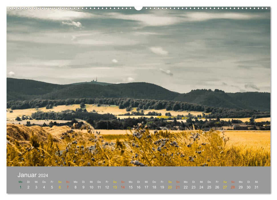 Bad Harzburg and the surrounding area (CALVENDO Premium Wall Calendar 2024) 