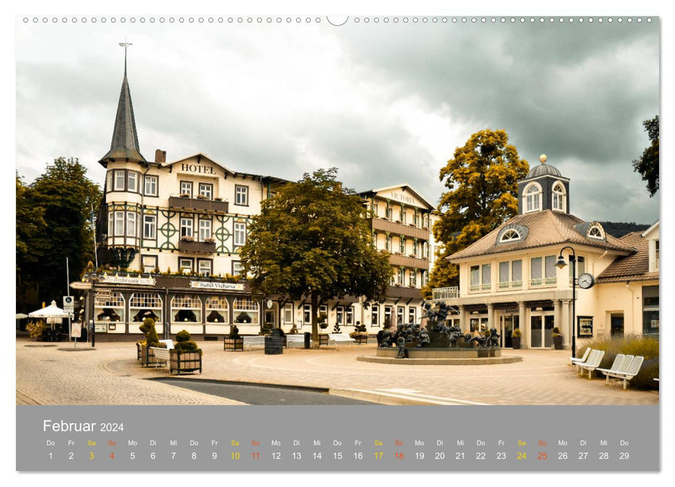 Bad Harzburg and the surrounding area (CALVENDO Premium Wall Calendar 2024) 