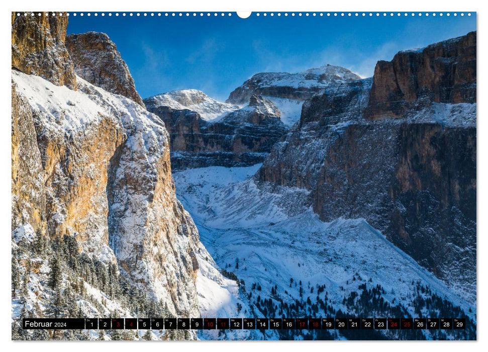 Sella group. Dolomites (CALVENDO wall calendar 2024) 