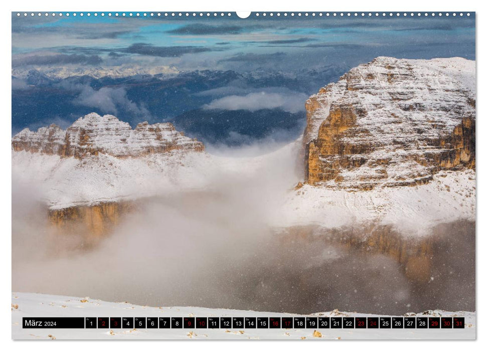 Sella group. Dolomites (CALVENDO wall calendar 2024) 