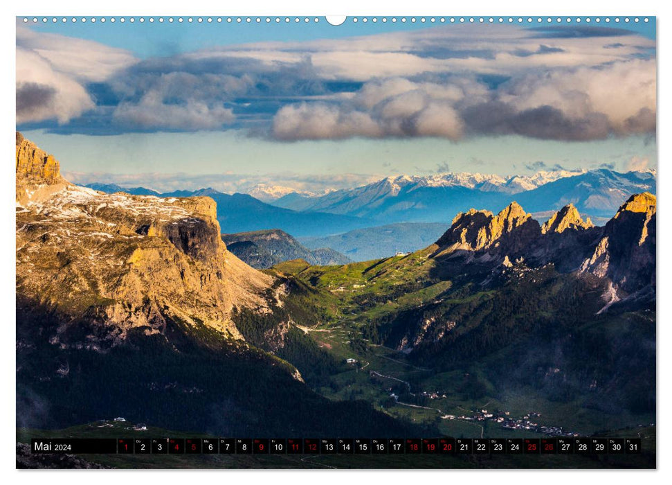 Groupe Selle. Dolomites (Calendrier mural CALVENDO 2024) 