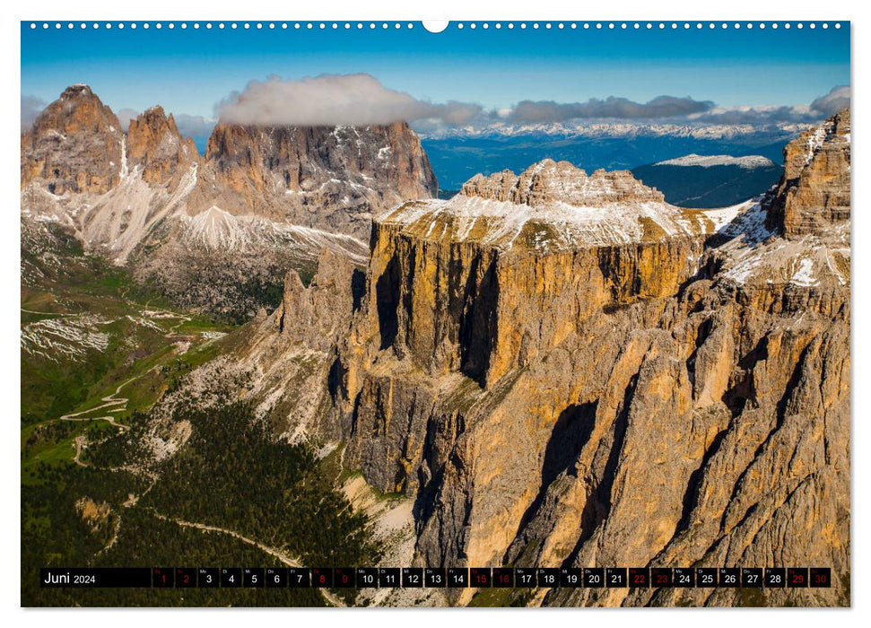 Groupe Selle. Dolomites (Calendrier mural CALVENDO 2024) 