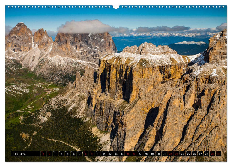 Sella group. Dolomites (CALVENDO wall calendar 2024) 