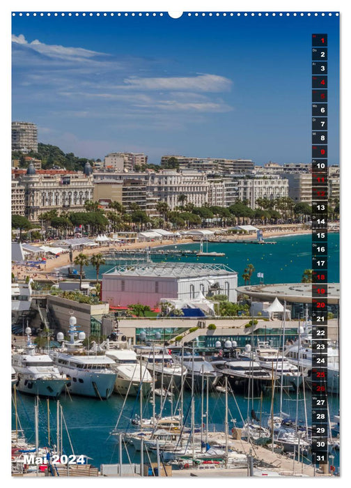 CÔTE D'AZUR Idyllic Places (CALVENDO Premium Wall Calendar 2024) 