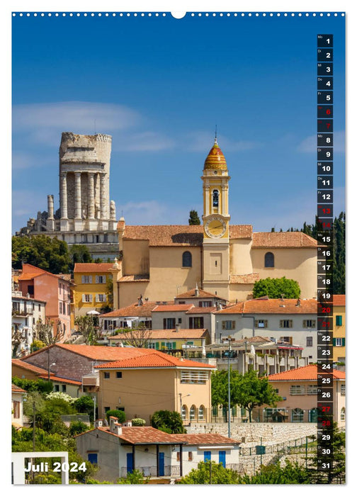 CÔTE D'AZUR Idyllic Places (CALVENDO Premium Wall Calendar 2024) 