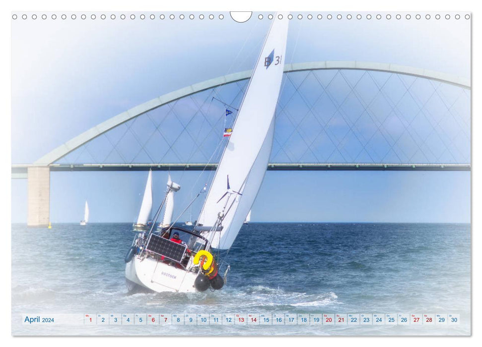 Sailing Away - Impressionen von Ostsee, Nordsee und Mittelmeer (CALVENDO Wandkalender 2024)