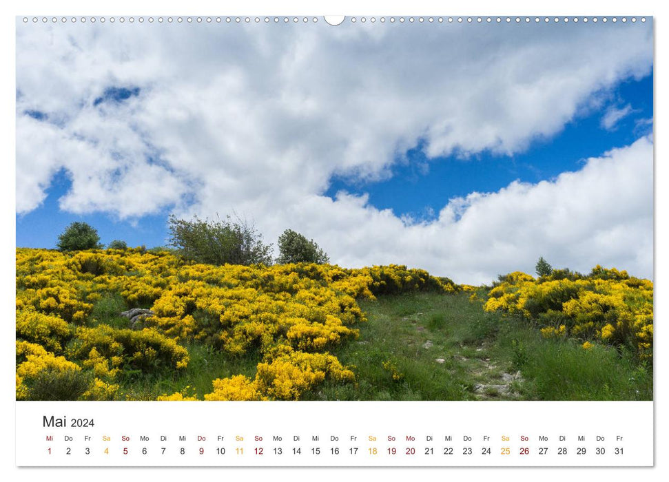 In the south of France - Ardèche, La Baume and Sevennen (CALVENDO Premium Wall Calendar 2024) 