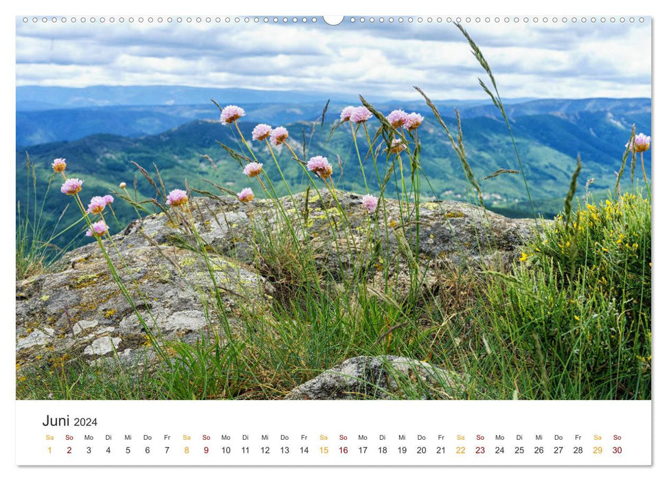 In the south of France - Ardèche, La Baume and Sevennen (CALVENDO Premium Wall Calendar 2024) 