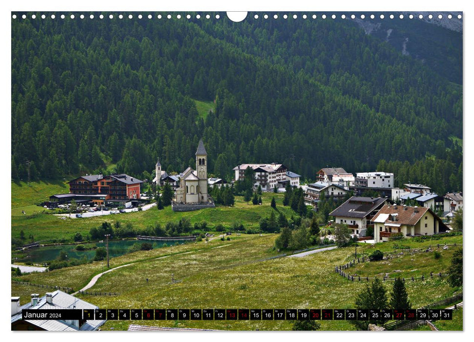 Sulden - Village de montagne du Tyrol du Sud au pied de l'Ortler (Calendrier mural CALVENDO 2024) 