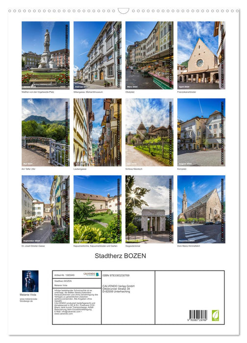 City heart BOZEN (CALVENDO wall calendar 2024) 