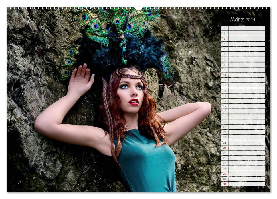 Bezaubernde Harmonie - Beautyfotografie phantastischer Welten (CALVENDO Wandkalender 2024)
