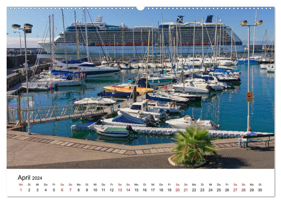 Funchal - Die Hauptstadt von Madeira (CALVENDO Premium Wandkalender 2024)