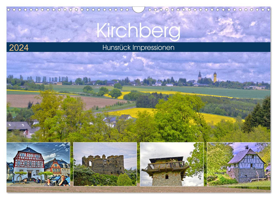 Kirchberg Hunsrück impressions (CALVENDO wall calendar 2024) 