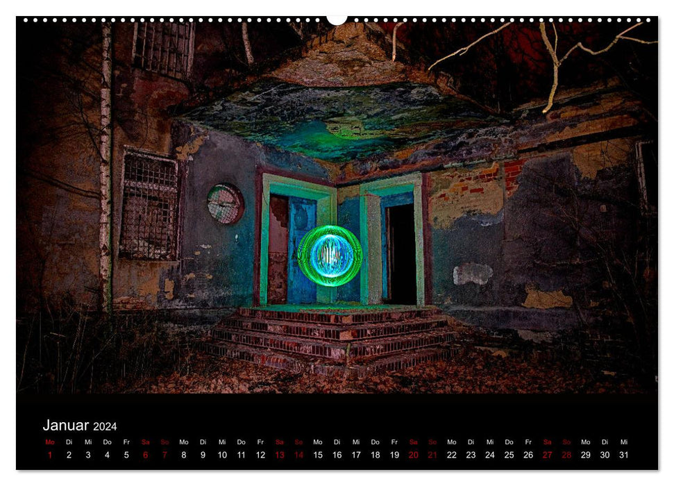 LIGHTPAINTING - painting with light (CALVENDO wall calendar 2024) 