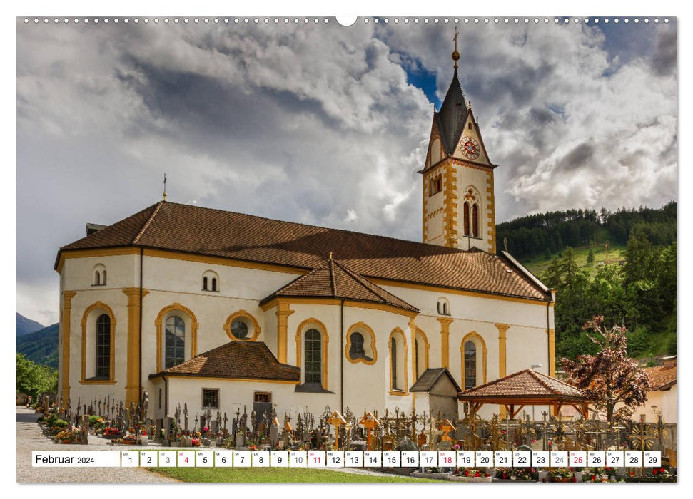 Voyage au Tyrol - Les petits villages près d'Innsbruck (Calendrier mural CALVENDO Premium 2024) 