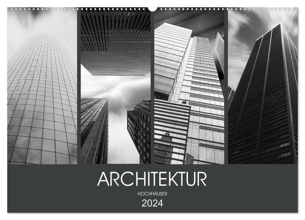 Architecture des immeubles de grande hauteur (calendrier mural CALVENDO 2024) 