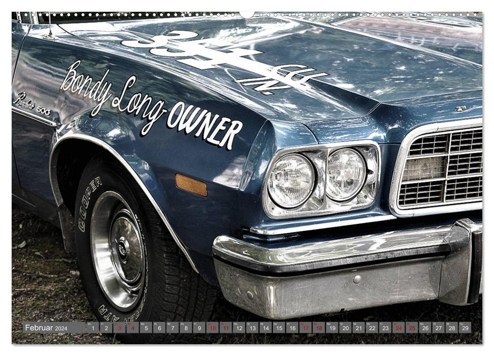 American Old Cars – American Car Legends (Calvendo Premium Calendrier mural 2024) 