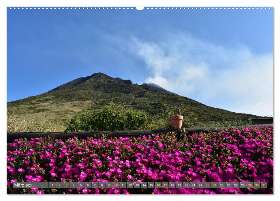 Das Äolische Archipel - Inseln vom Vulkan geboren (CALVENDO Premium Wandkalender 2024)