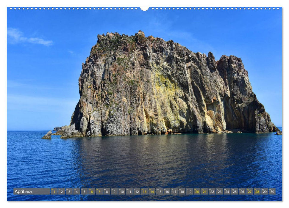 The Aeolian Archipelago - Islands born from the volcano (CALVENDO Premium Wall Calendar 2024) 