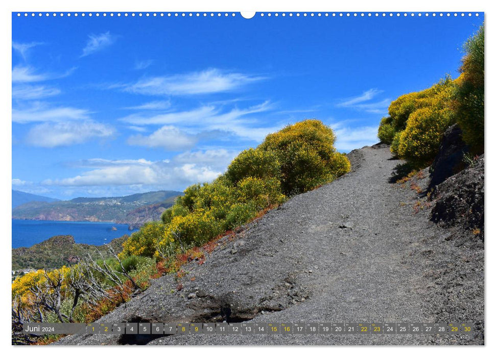 The Aeolian Archipelago - Islands born from the volcano (CALVENDO Premium Wall Calendar 2024) 