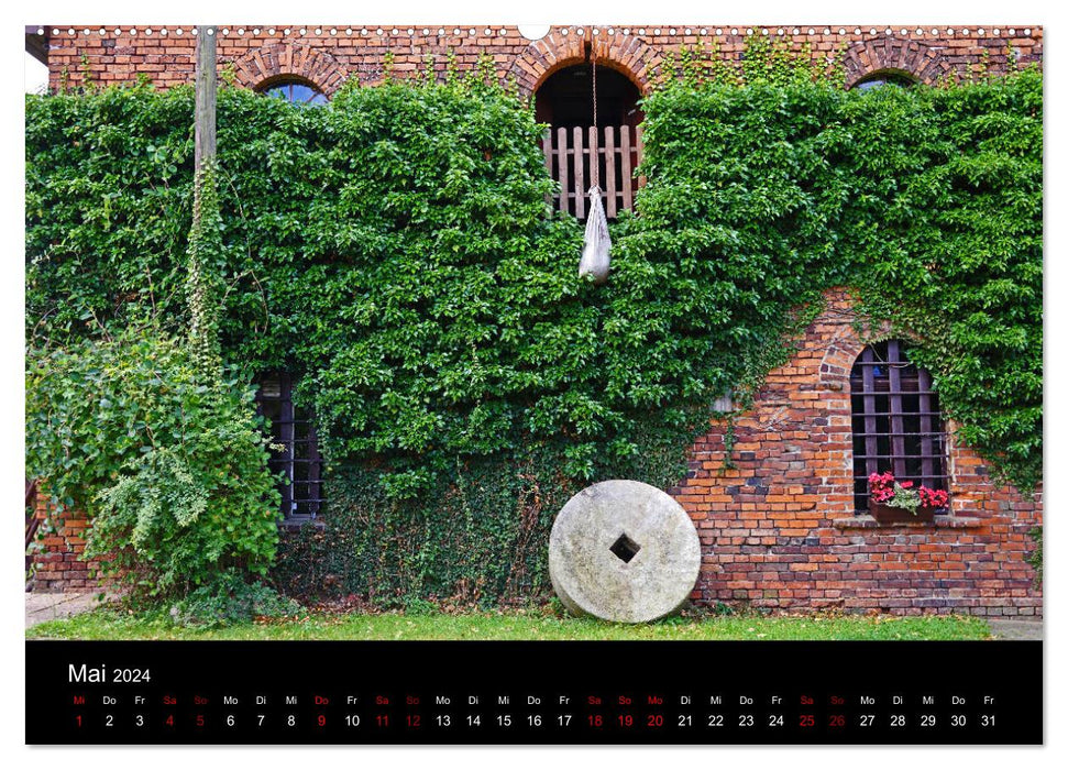 Elbe Cycle Path Coswig (Anhalt) (CALVENDO Premium Wall Calendar 2024) 