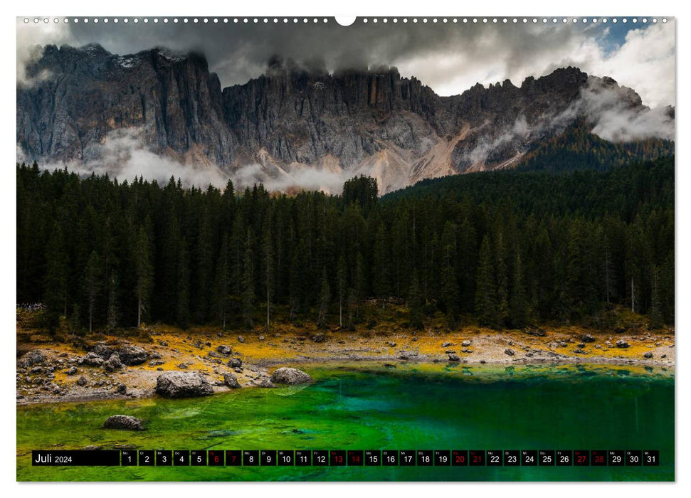 Mountains. Alpine lakes (CALVENDO Premium wall calendar 2024) 