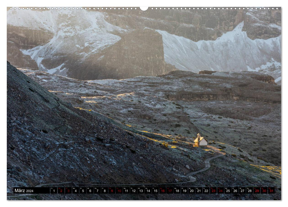Berge. Wege in die Natur (CALVENDO Premium Wandkalender 2024)