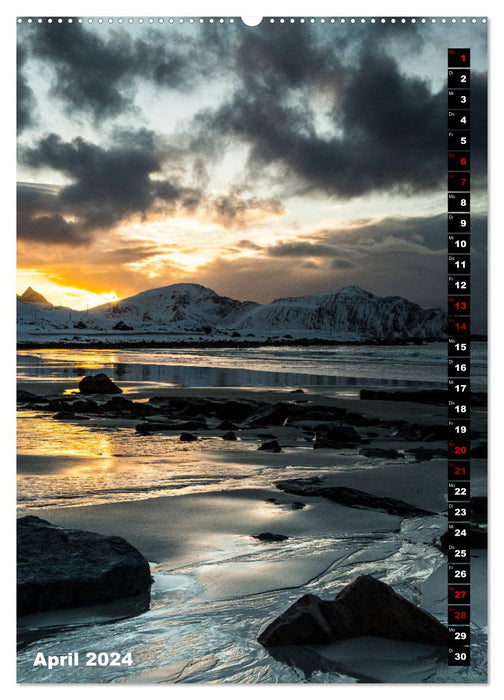 Lofoten. Poetic Landscapes (CALVENDO Premium Wall Calendar 2024) 