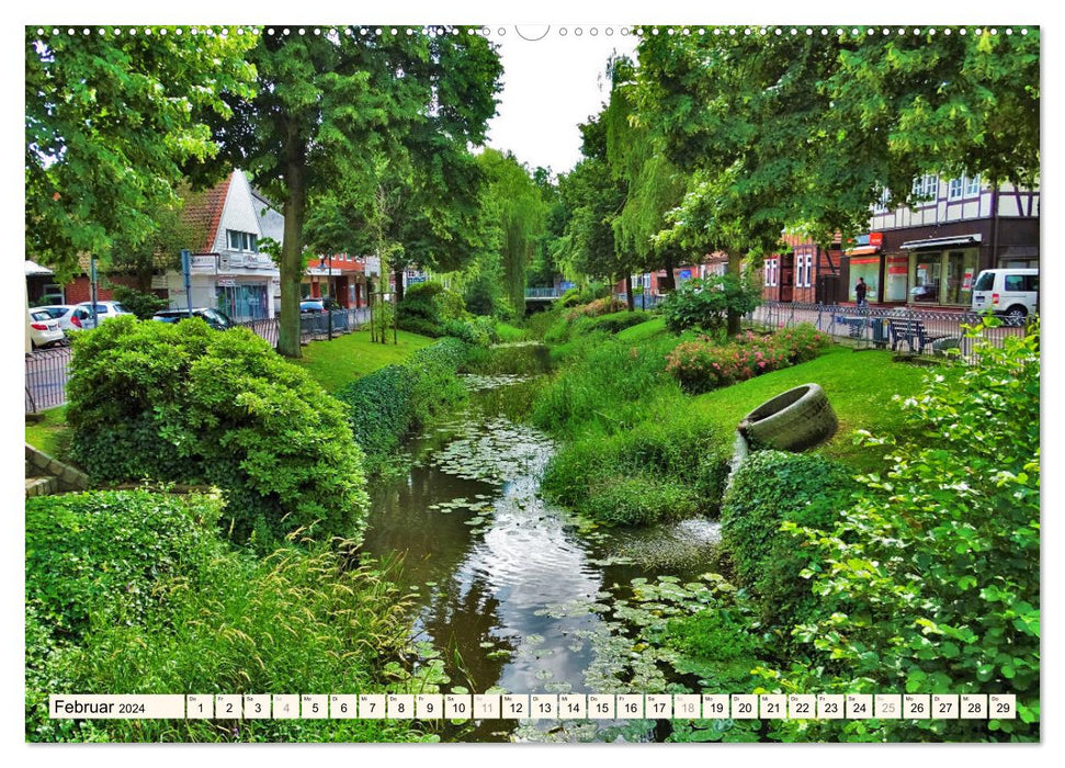 Rotenburg - The colorful city on the Wümme (CALVENDO wall calendar 2024) 