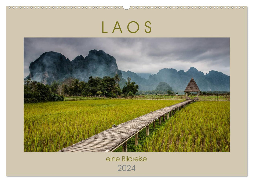 Laos - a picture journey (CALVENDO wall calendar 2024) 