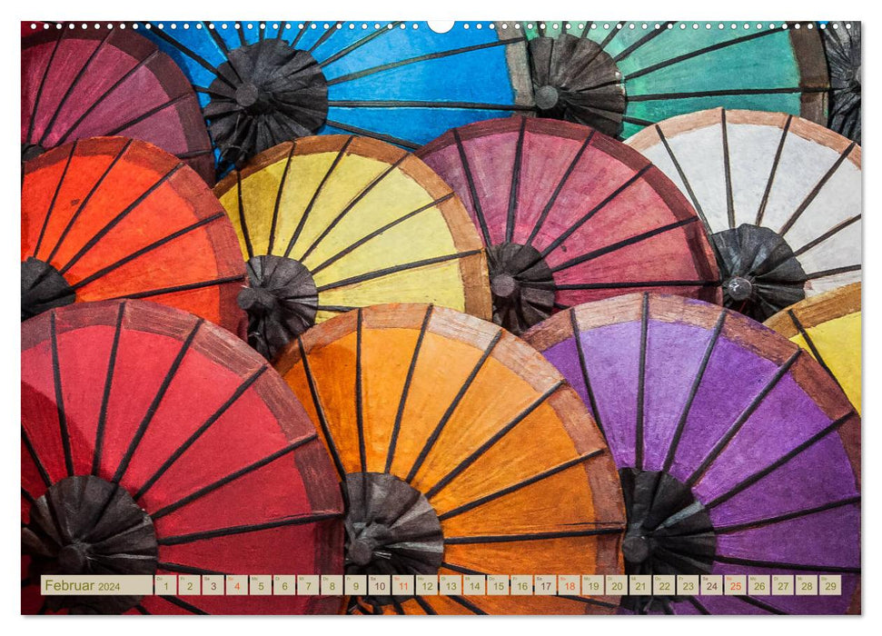 Laos - a picture journey (CALVENDO wall calendar 2024) 