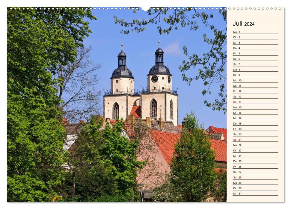 Lutherstadt Wittenberg - Stadt der Reformation (CALVENDO Premium Wandkalender 2024)