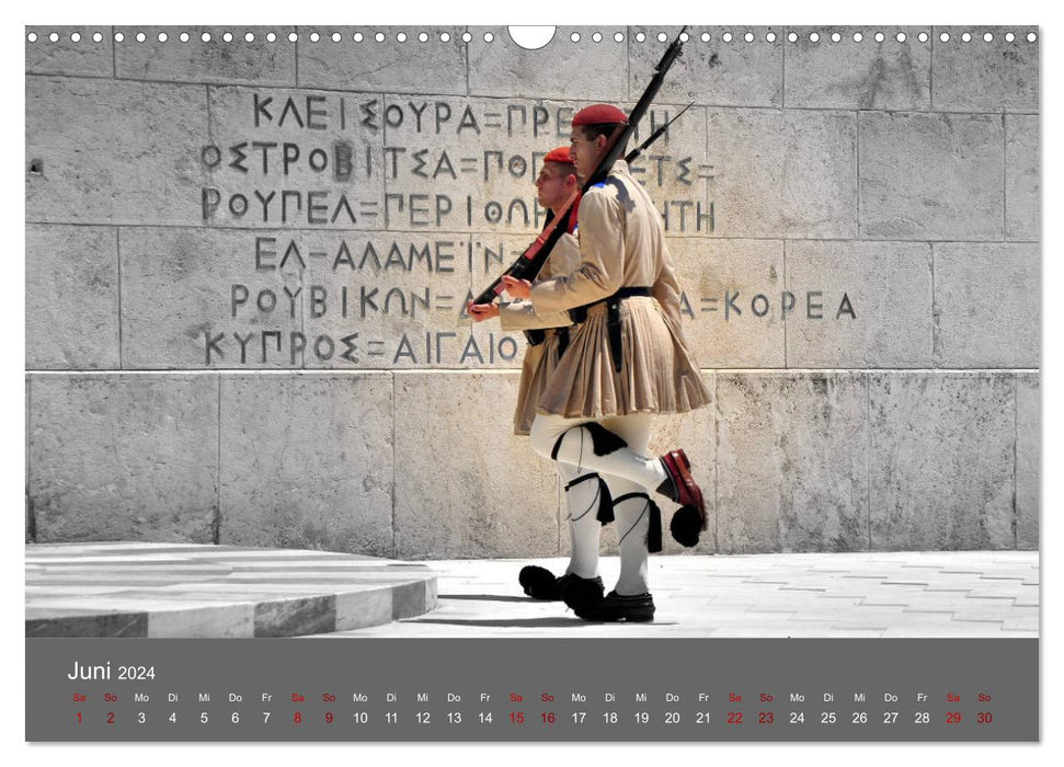 Athènes - antique et moderne (calendrier mural CALVENDO 2024) 